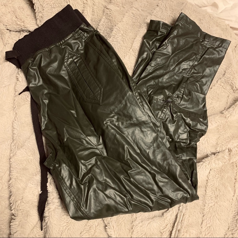 Faux Leather Pants